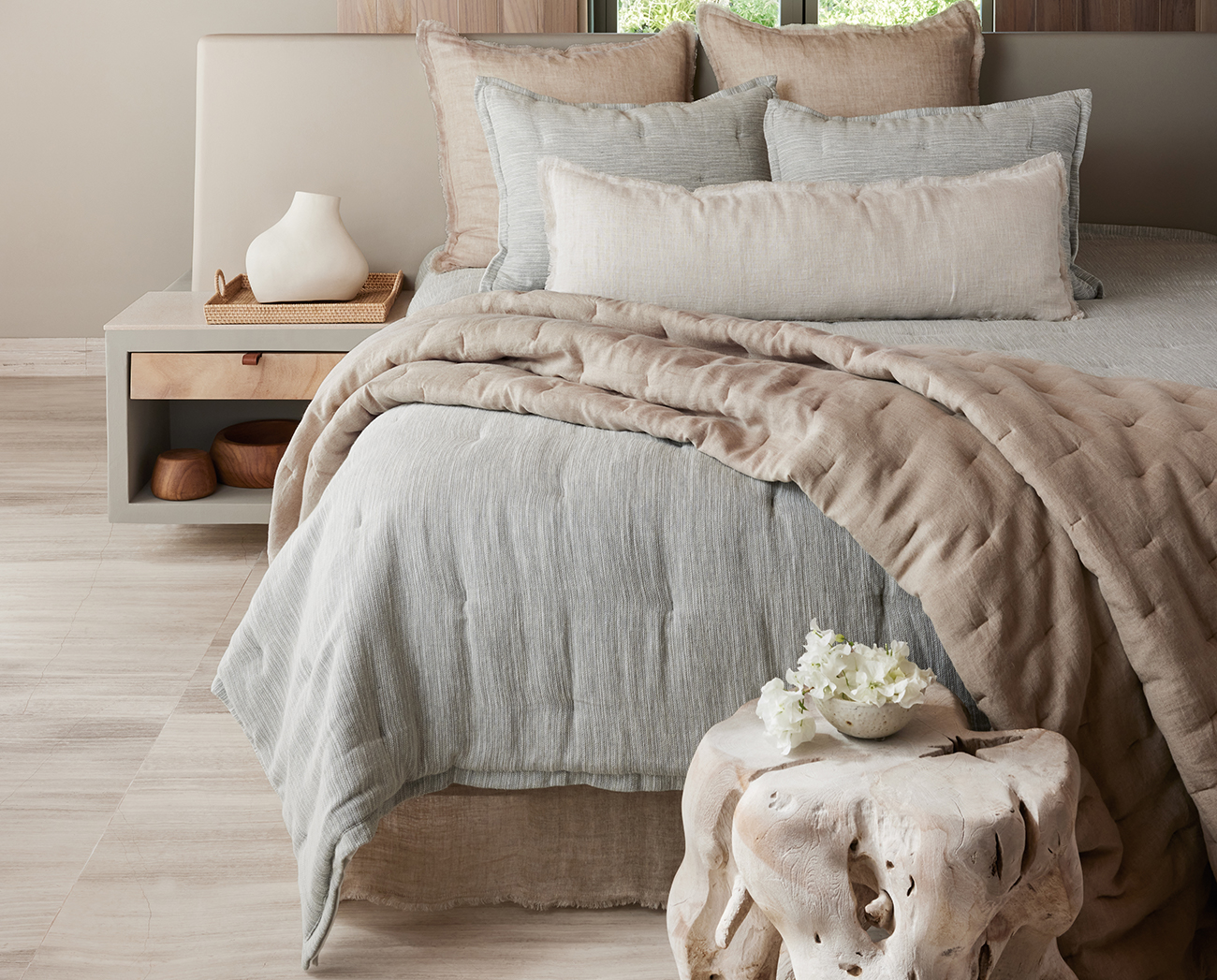 Evie Textured Comforter Collection