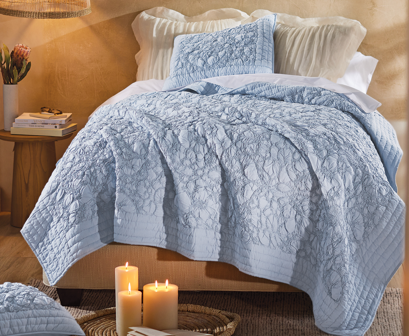 Claudine Ruched Quilt Bedding Collection