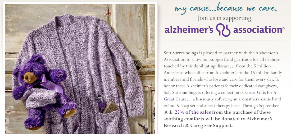 my cause...because we care. Join us in supporting Alzheimer's Association